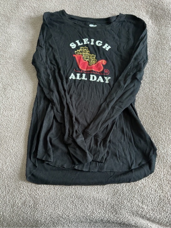 Old Navy Tops - Old Navy Sleigh All Day Christmas Thermal Shirt XXL